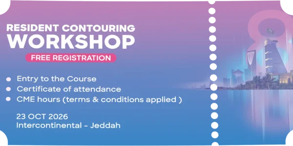 Resident Contouring Workshop registration ticket with workshop details